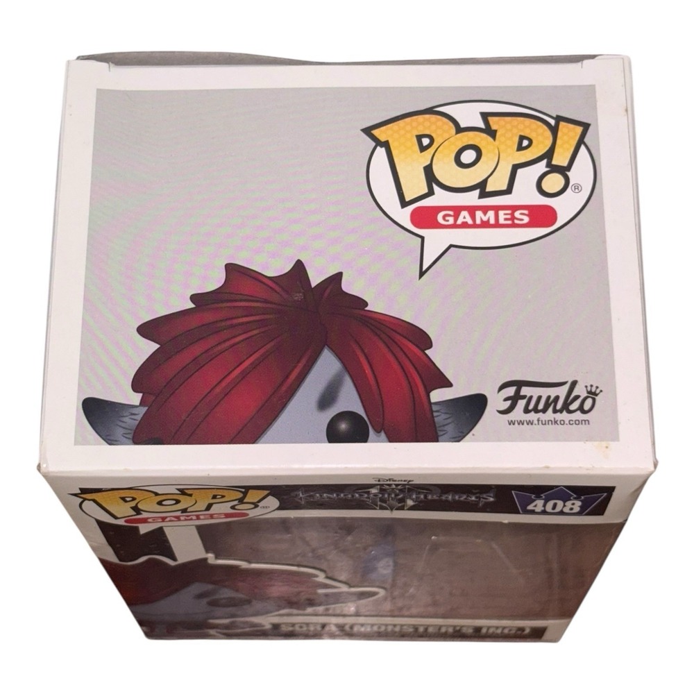 Funko POP! Games Kingdom Hearts #408 Sora Monster's Inc. Vinyl Figure BOX Damage - Picture 2 of 6